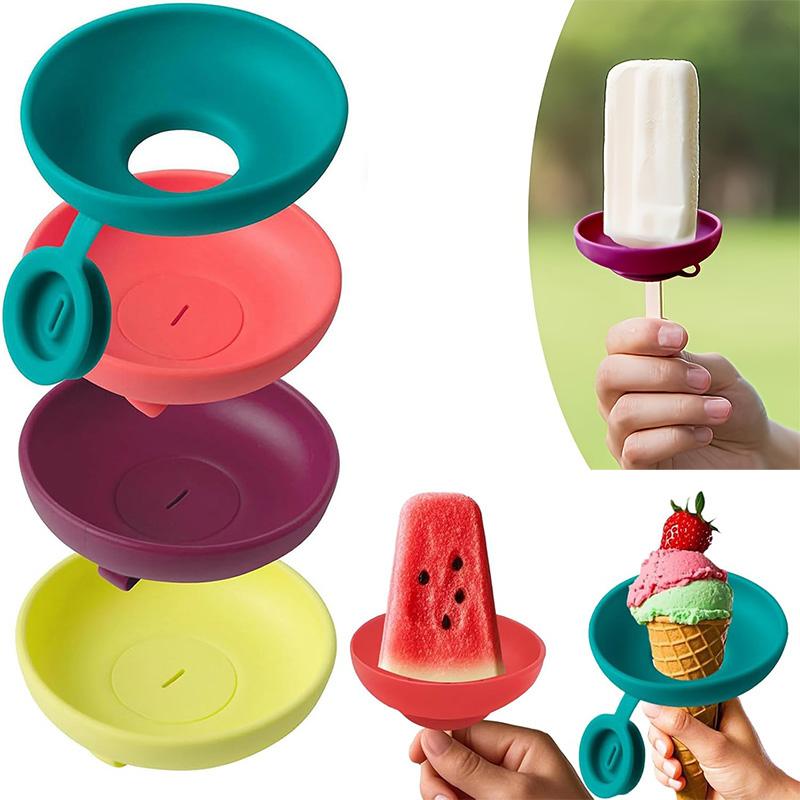 PopCatch™ – Drip-Proof Holder for Frozen Treats (4 PCS)