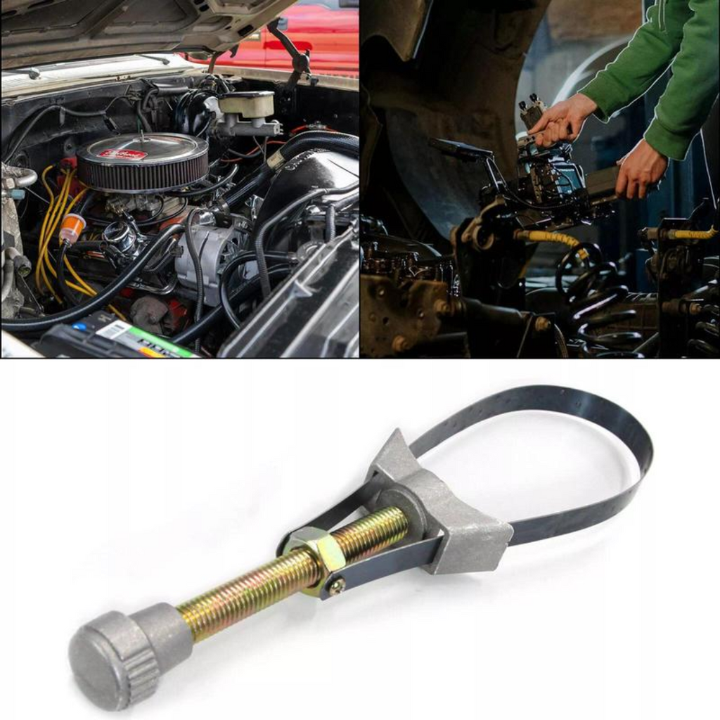 GripLock™ – Adjustable Oil Filter Strap Wrench