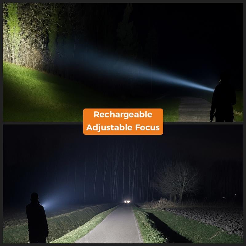 CampBeam™ – 2-in-1 Rechargeable Flashlight & Camping Lantern