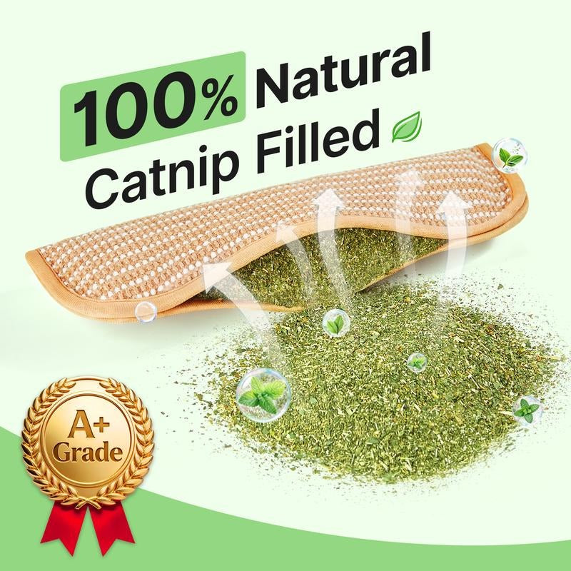 PurrPillow™ – Organic Catnip-Filled Cat Scratch Toy