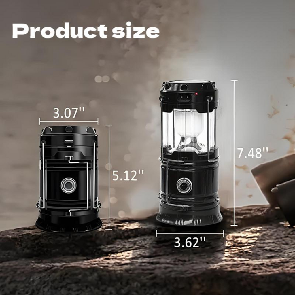 GlowSafe™ - 4 PCS Collapsible LED Camping Lantern