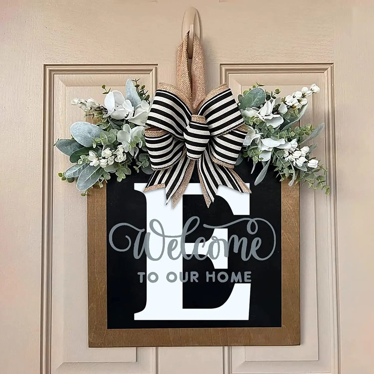 DoorGreet™ – Custom Initial Welcome Door Sign