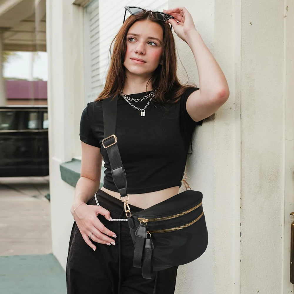 CheckMate™ – Women’s Checkered Bum Bag