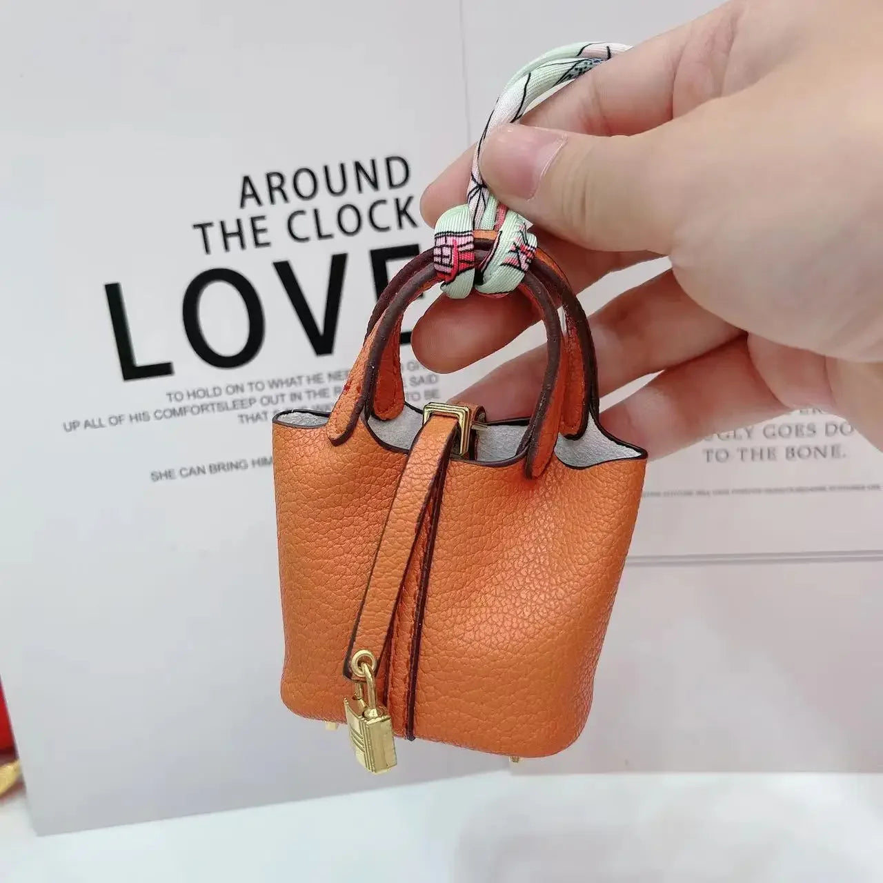 MicroBag™ – Mini Leather Basket Bag