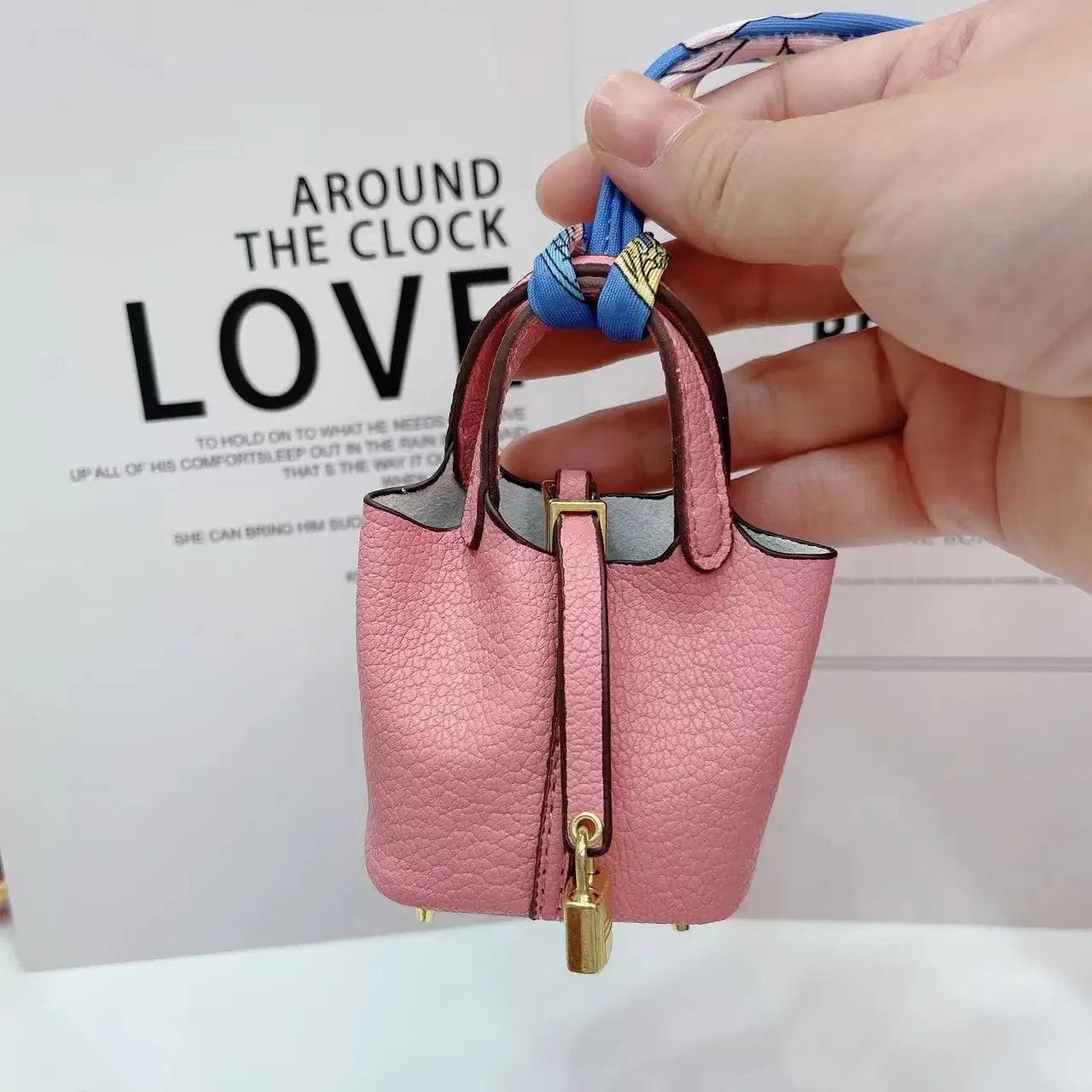 MicroBag™ – Mini Leather Basket Bag