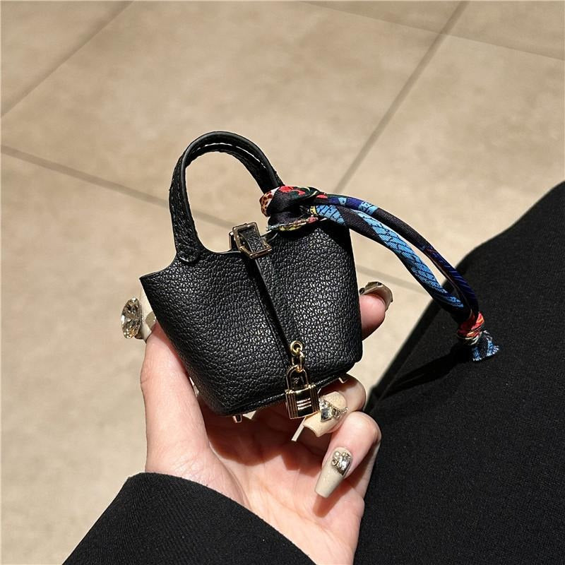 MicroBag™ – Mini Leather Basket Bag