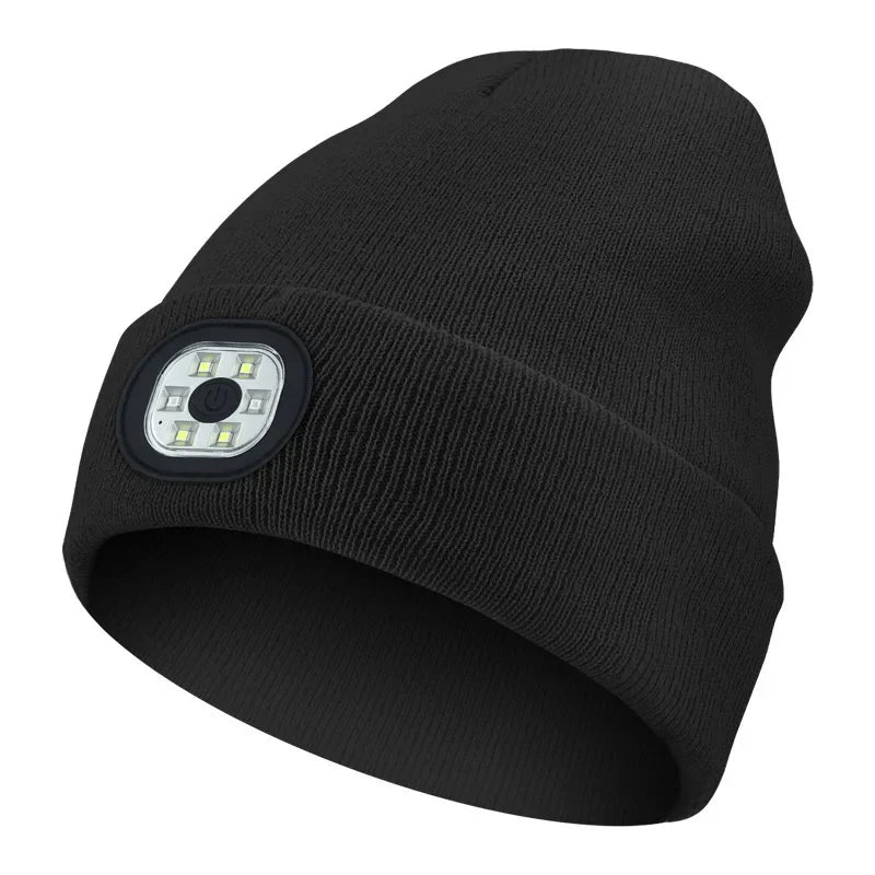 BeamBeanie™ – Multi-Purpose LED Winter Cap with Headlight