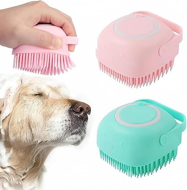 ScrubPup™ – Dog Shampoo & Massage Brush