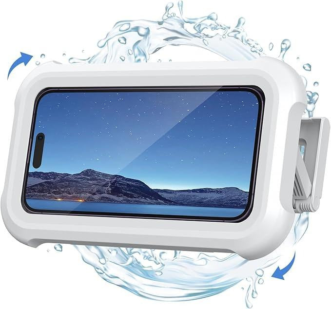 SplashSafe™ – Universal Waterproof Shower Phone Mount
