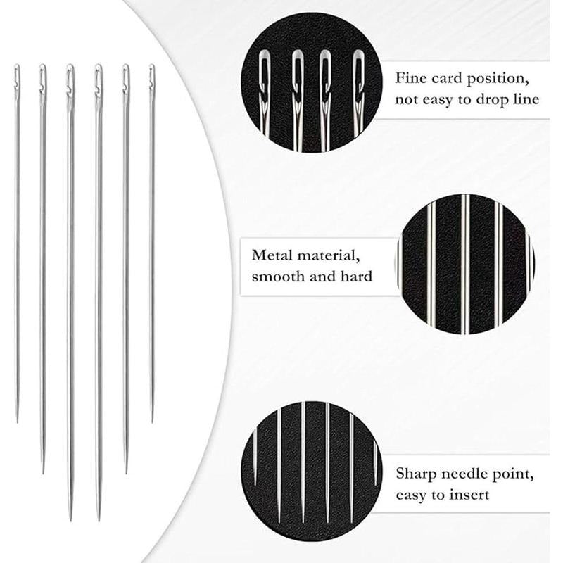 EasyThread™ – 30-Piece Self-Threading Needle Set with Case