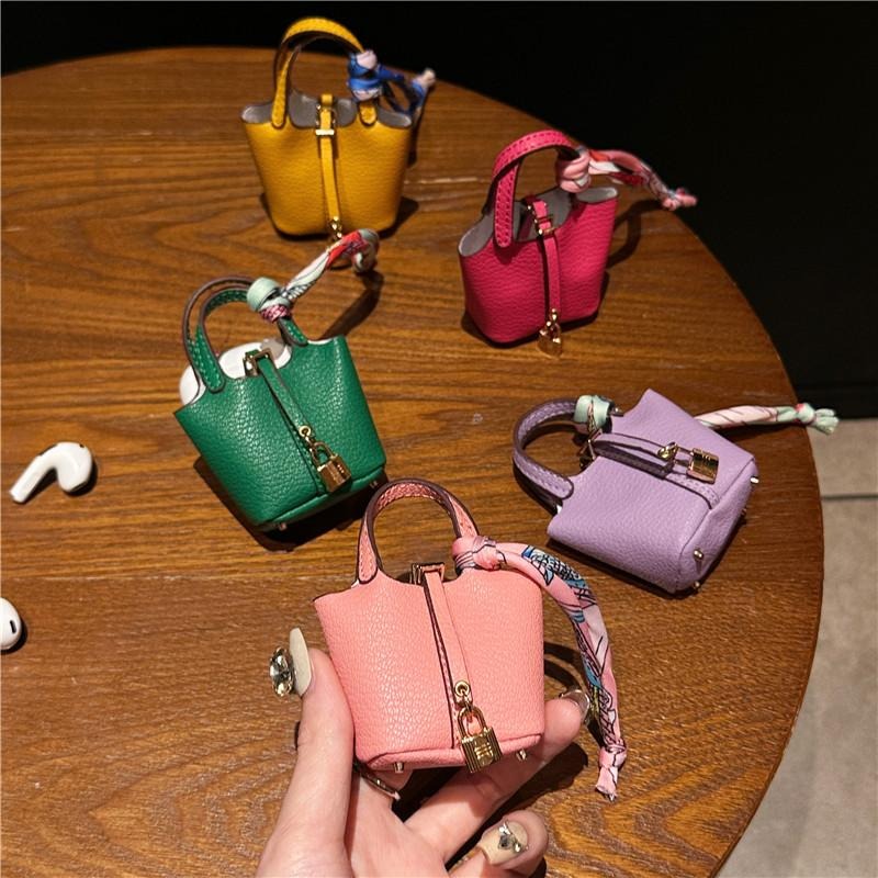 MicroBag™ – Mini Leather Basket Bag