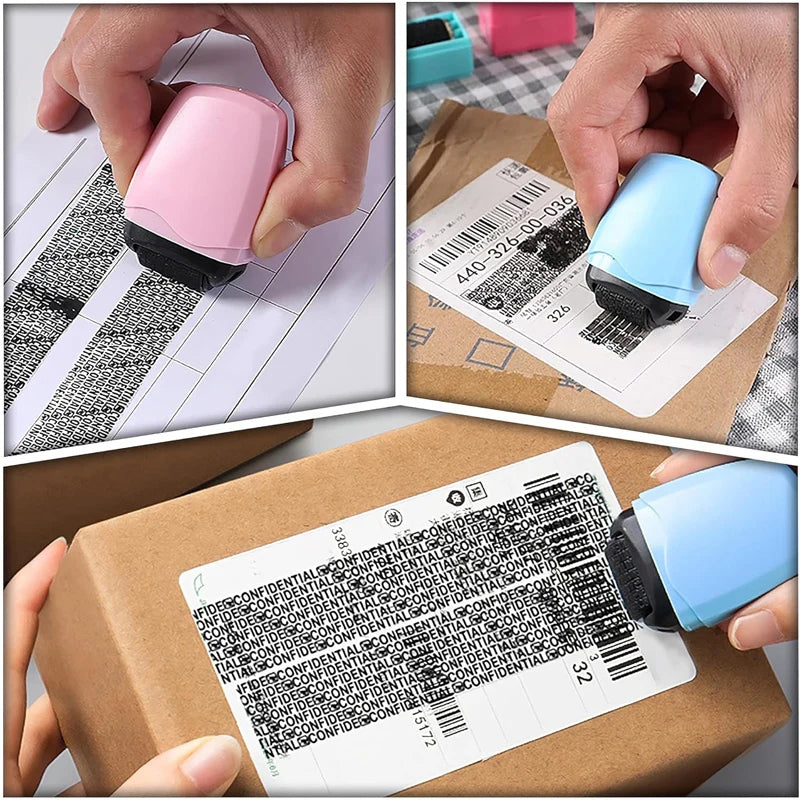 PrivacyRoll™ – Identity Protection Roller Stamp for Documents