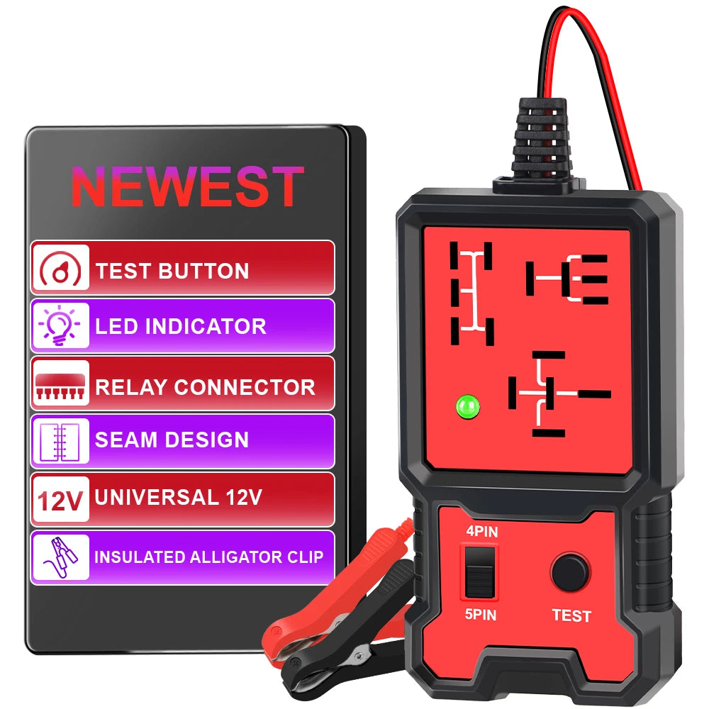 CircuitCheck™ – Professional Car Relay Tester with LED Indicator
