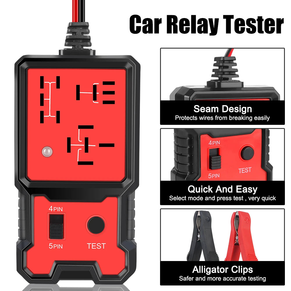 CircuitCheck™ – Professional Car Relay Tester with LED Indicator