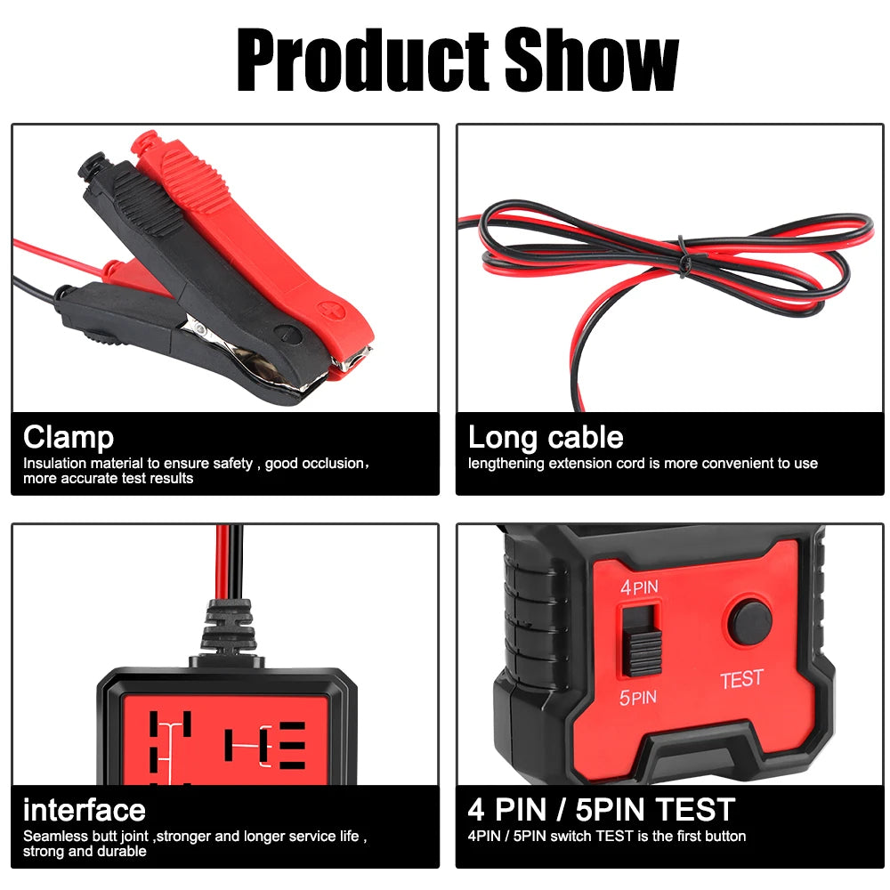 CircuitCheck™ – Professional Car Relay Tester with LED Indicator