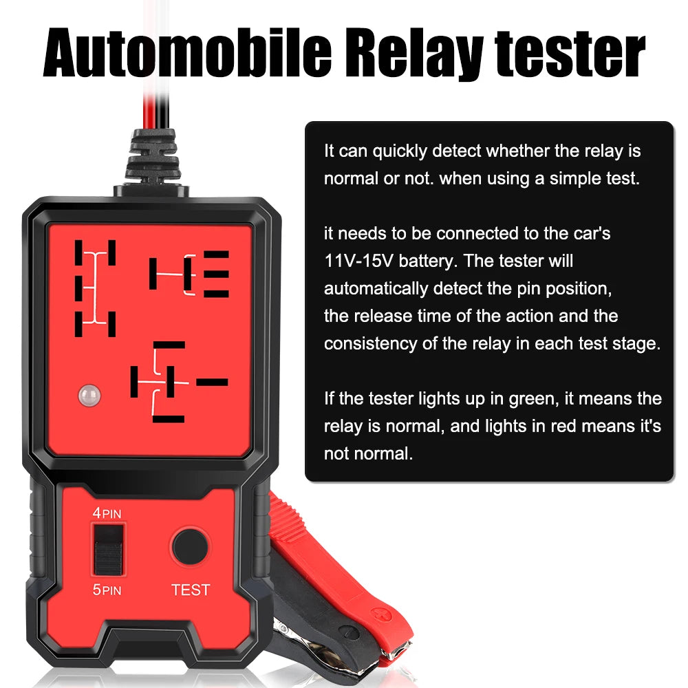 CircuitCheck™ – Professional Car Relay Tester with LED Indicator