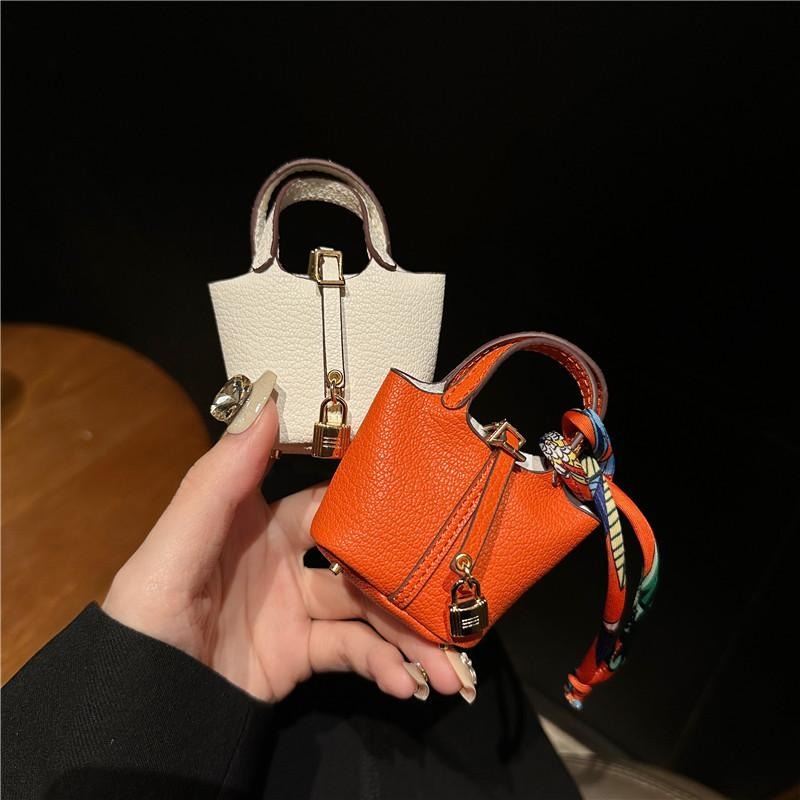 MicroBag™ – Mini Leather Basket Bag