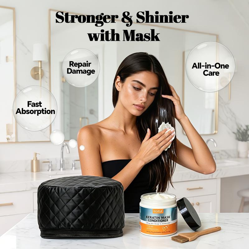 SalonSteam™ – Electric Heated Hair Treatment Steamer Cap