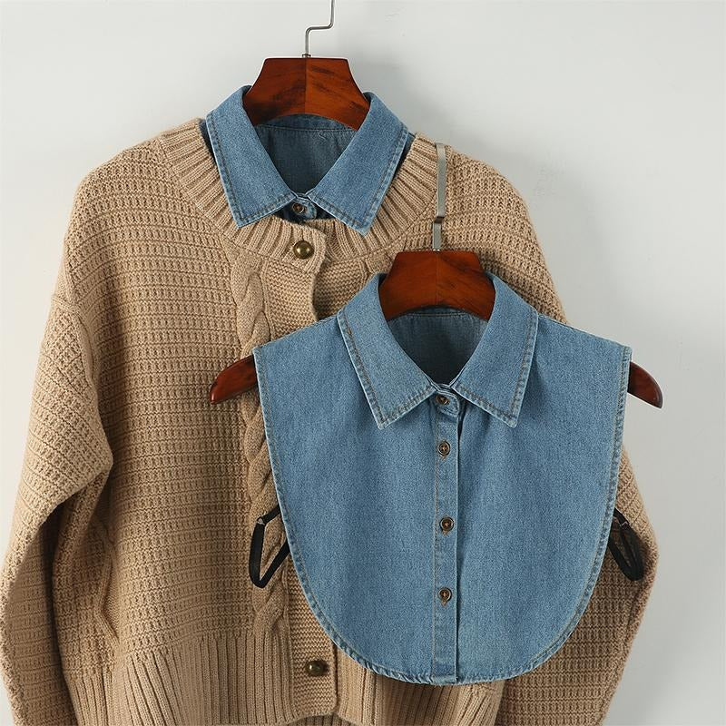 QuickCollar™ – Half-Shirt Denim Collar Attachment
