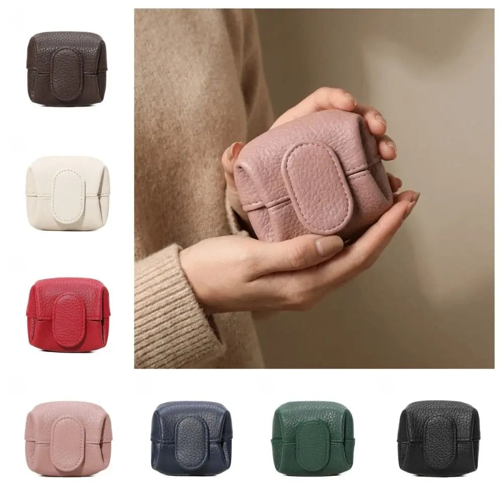CoinKeep™ – Compact Leather Card & Change Wallet