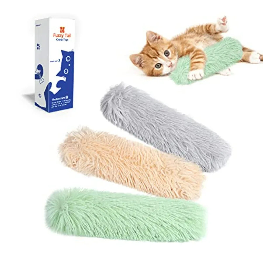 MeowMate™ – 3 PCS Textured Cat Play Toy Set