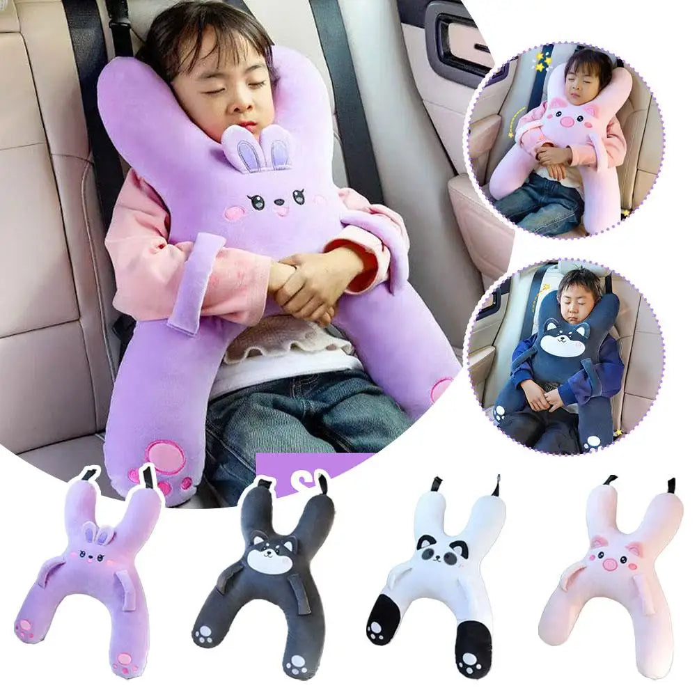 TravelCuddle™ – Kids Car Seat Neck Support Pillow
