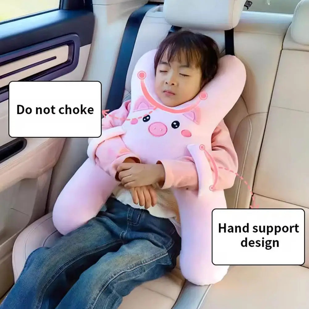 TravelCuddle™ – Kids Car Seat Neck Support Pillow