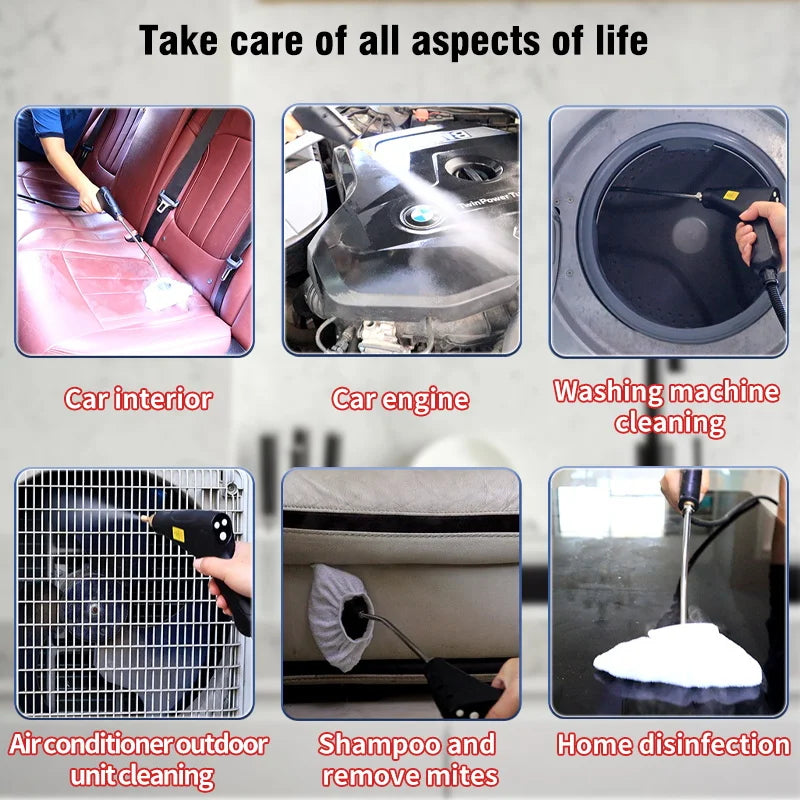 SteamPro™ – All-in-One Handheld Steam Cleaner Set