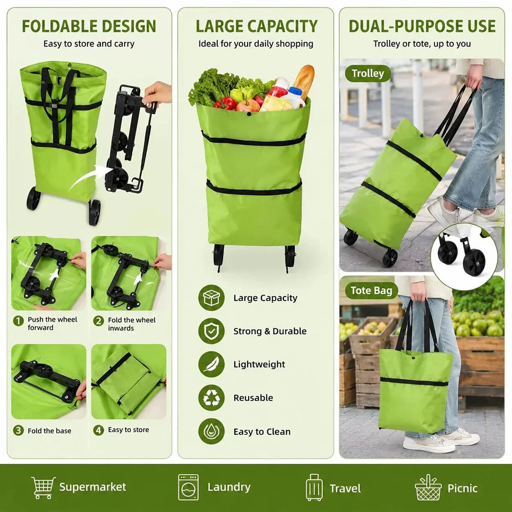 MarketGo™ – Everyday Grocery Trolley for Shoppers