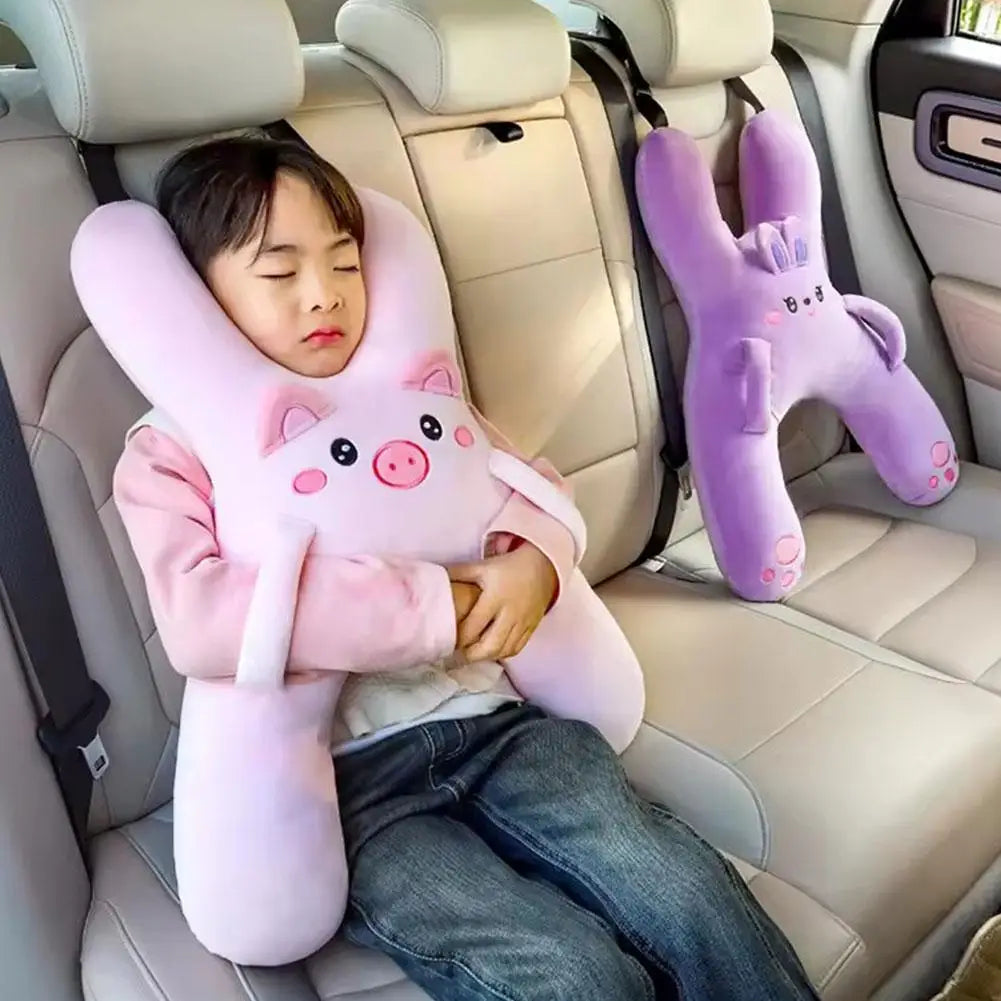 TravelCuddle™ – Kids Car Seat Neck Support Pillow