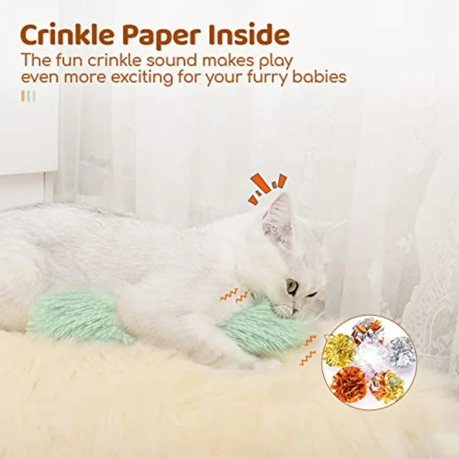 MeowMate™ – 3 PCS Textured Cat Play Toy Set