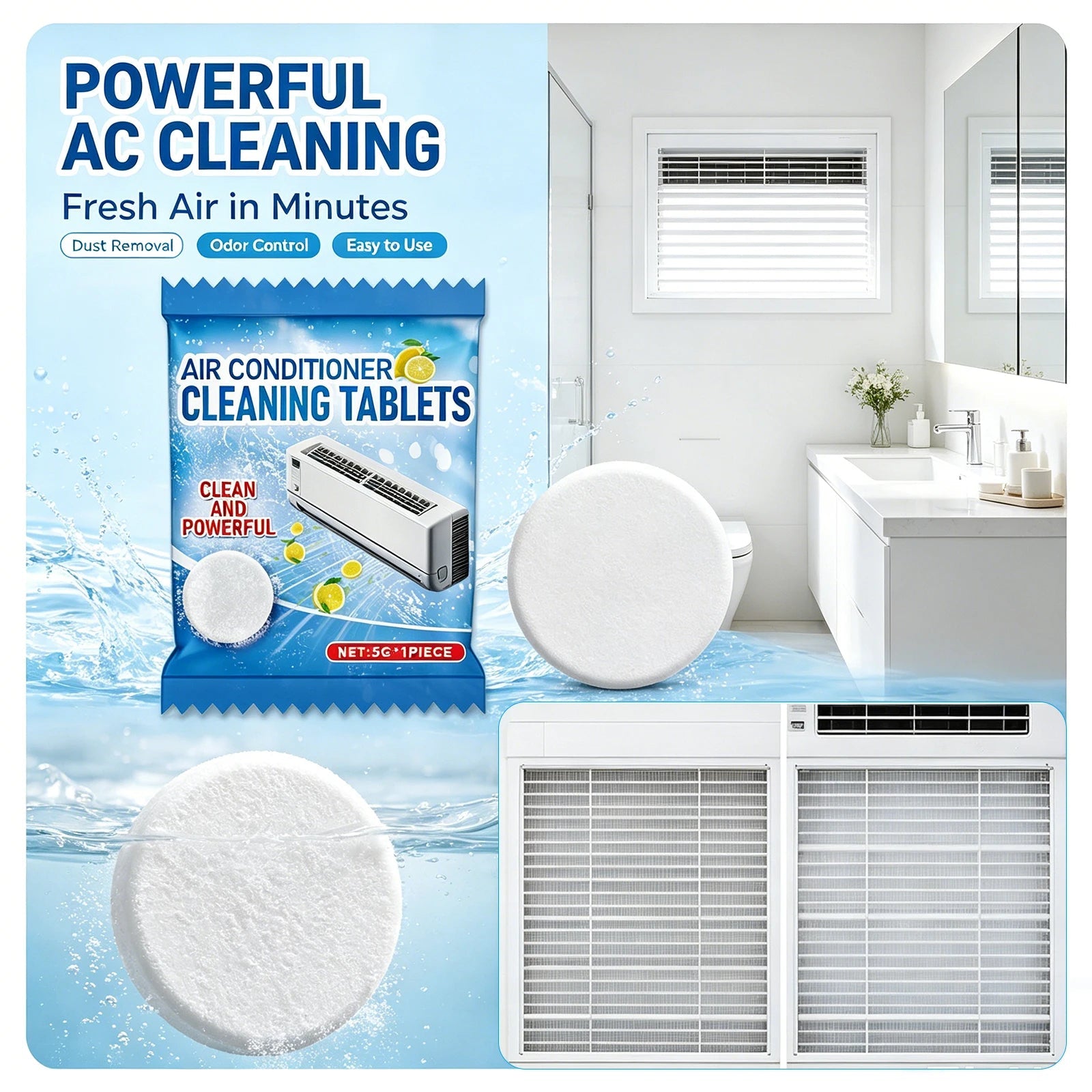6 PCS AC Cleaning Tablets
