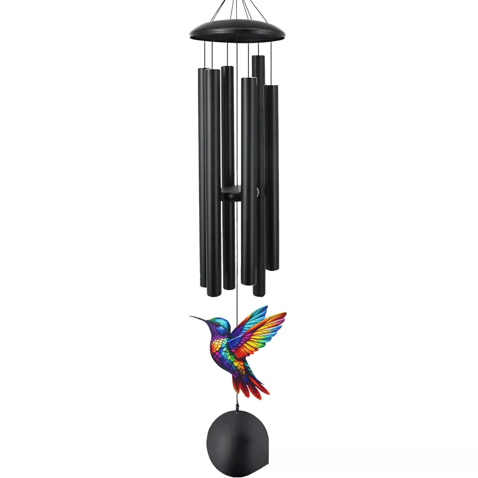 MelodyBird™ – Hummingbird Garden Wind Chime with Tubes