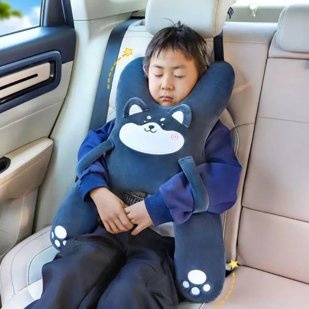 TravelCuddle™ – Kids Car Seat Neck Support Pillow