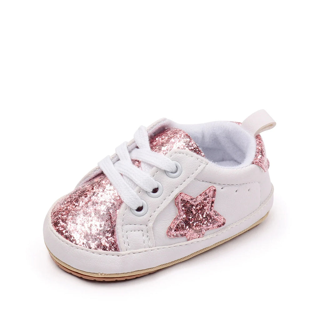 StarSteps™ – Glitter Baby Sneakers