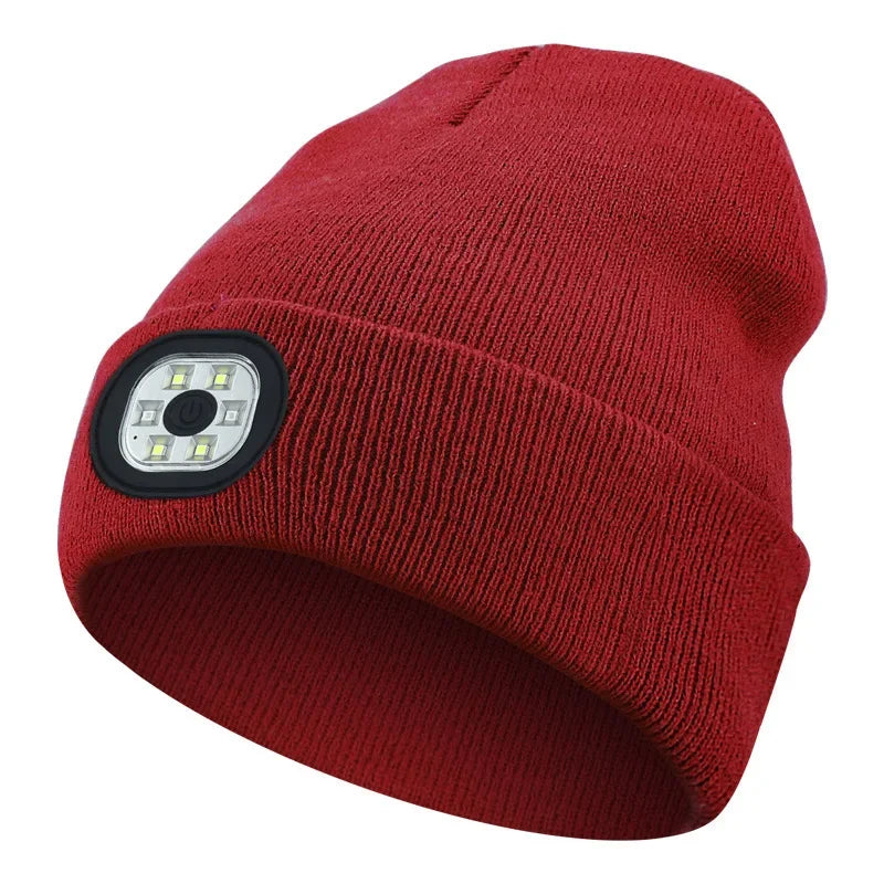BeamBeanie™ – Multi-Purpose LED Winter Cap with Headlight