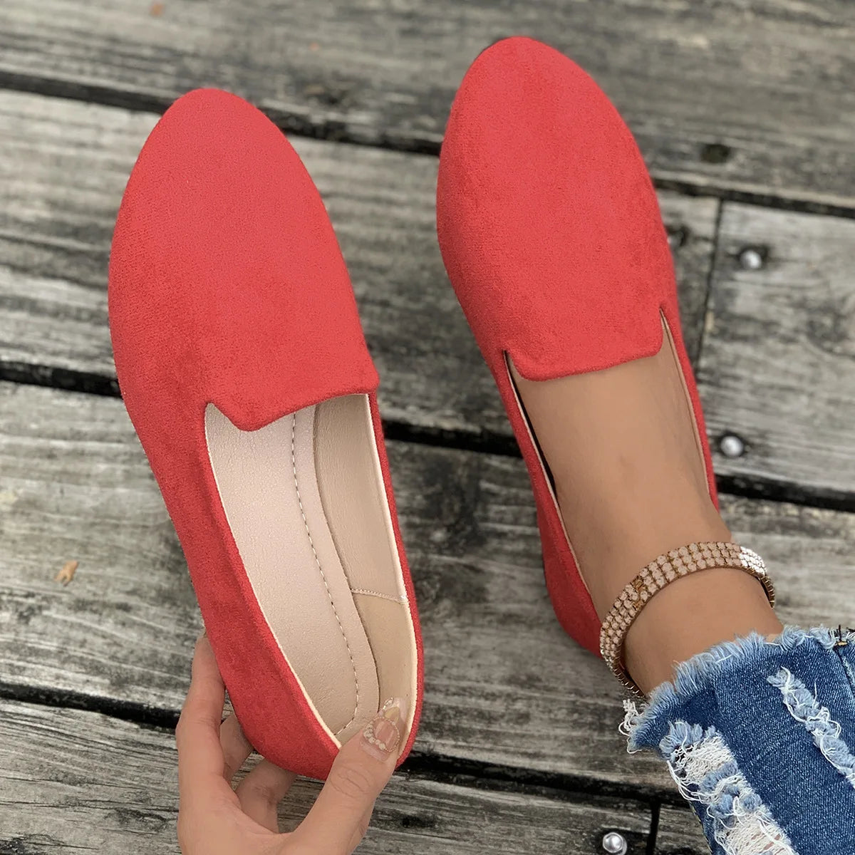 SleekWalk™ – Minimalist Toe Flats