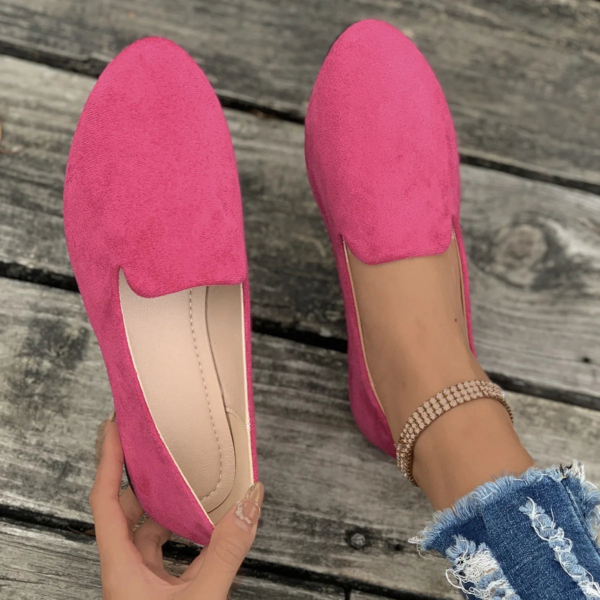 SleekWalk™ – Minimalist Toe Flats
