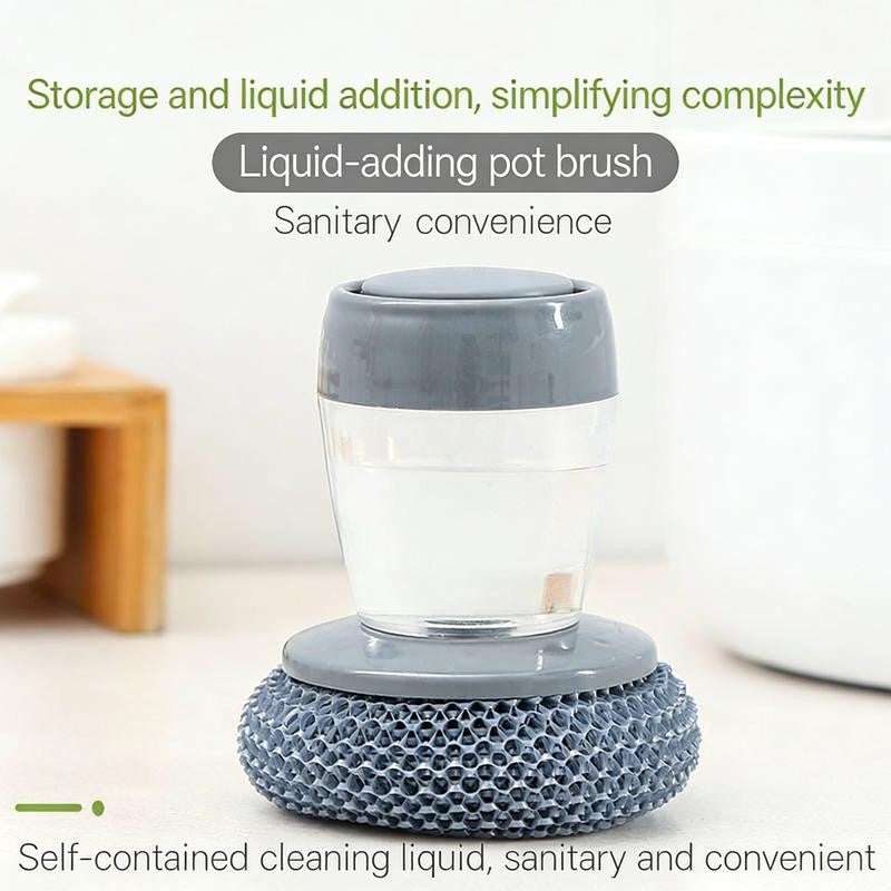 ScrubFlow™ – Liquid-Adding Pot Brush