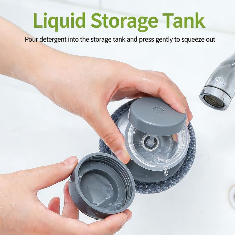 ScrubFlow™ – Liquid-Adding Pot Brush