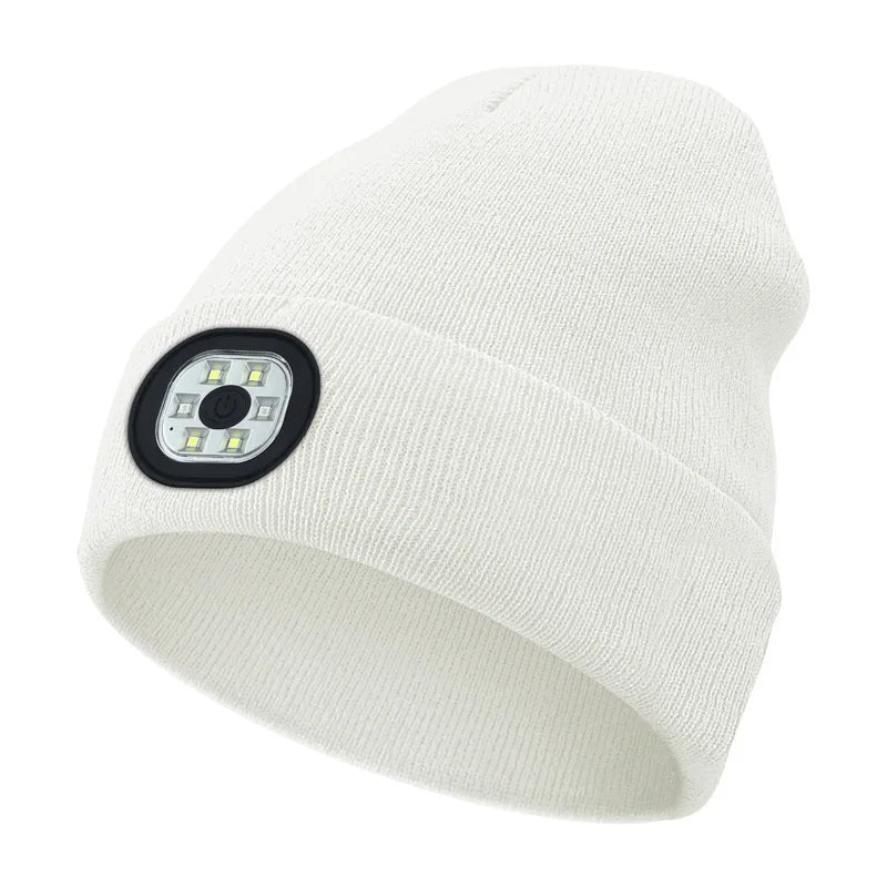 BeamBeanie™ – Multi-Purpose LED Winter Cap with Headlight